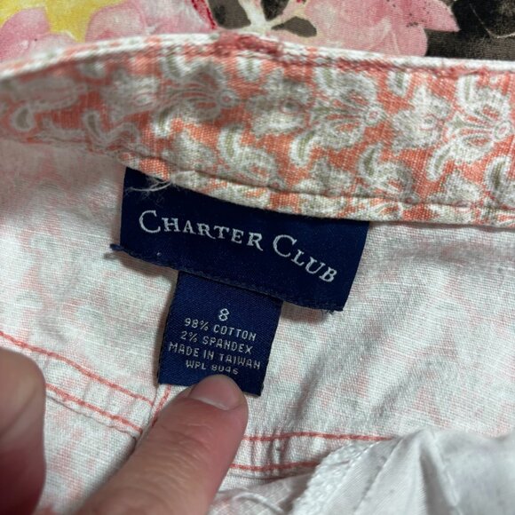 Charter Club Pencil Skirt Pink Colorful Straight Mid-Length Casual Spring Womens - Picture 4 of 4